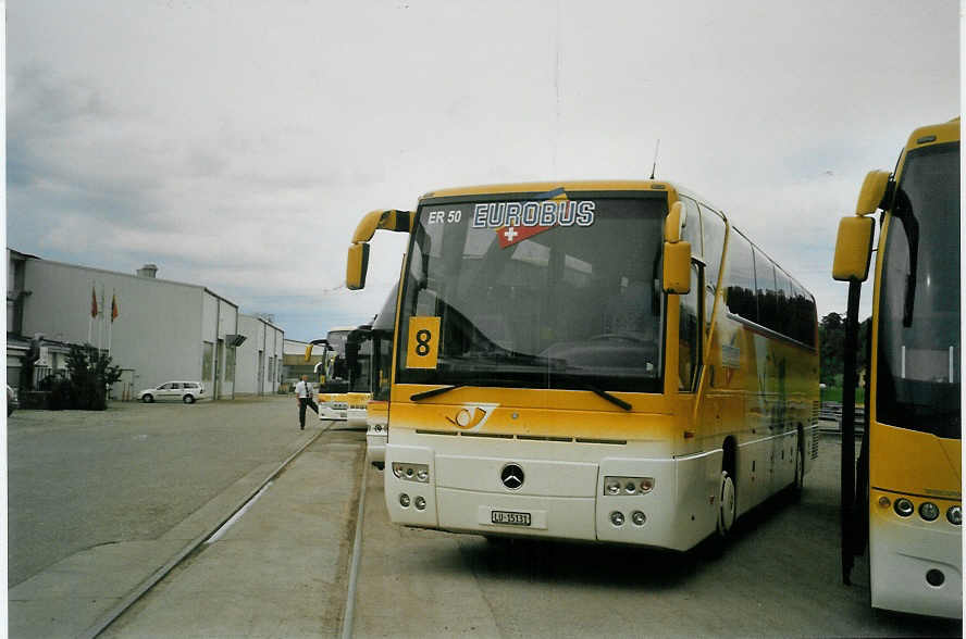 (085'035) - ARAG Ruswil - Nr. 50/LU 15'131 - Mercedes am 13. Mai 2006 in Aarberg, Galva-Areal