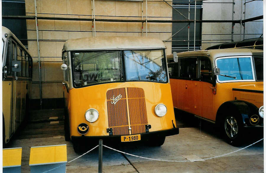 (085'903) - PTT-Regie - P 1980 - Saurer/Saurer am 5. Juni 2006 in Bern, Museum fr Kommunikation