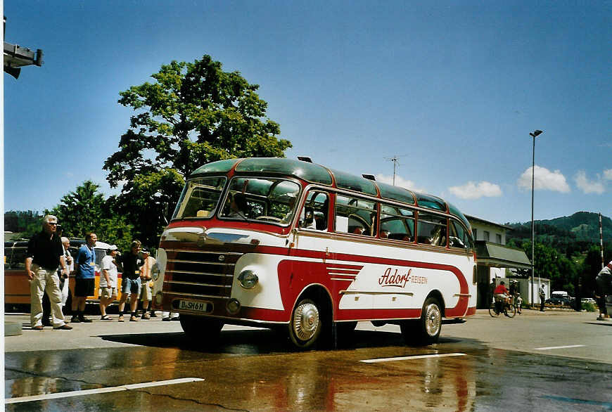 (086'602) - Aus Deutschland: Adorf-Reisen, Dsseldorf - D-SH 6H - Neoplan/Auwrter am 18. Juni 2006 in Hinwil, AMP