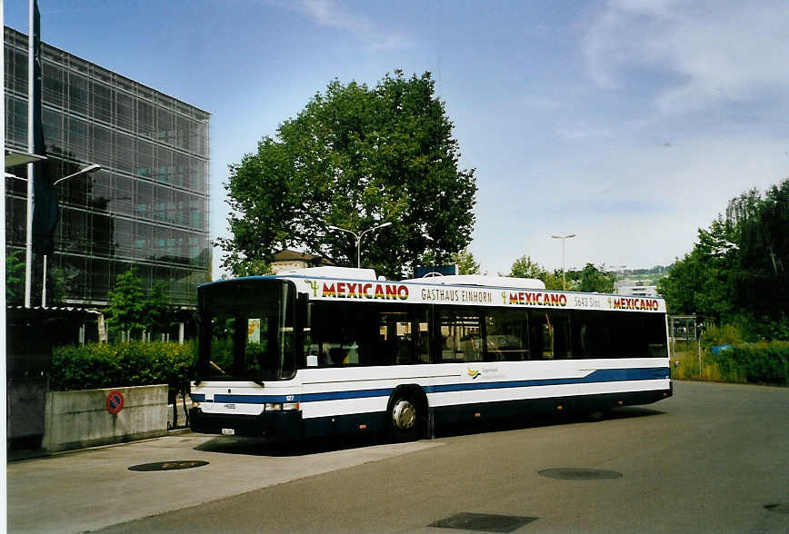 (086'729) - ZVB Zug - Nr. 127/ZG 3387 - Scania/Hess (ex Nr. 157) am 18. Juni 2006 in Zug, Garage