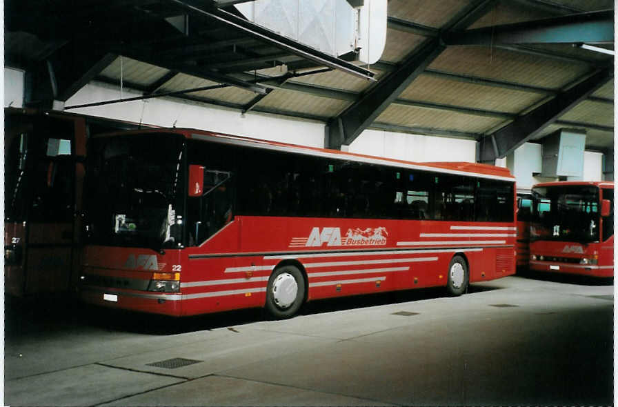 (087'222) - AFA Adelboden - Nr. 22/BE 26'708 - Setra (ex Nr. 8) am 9. Juli 2006 im Autobahnhof Adelboden