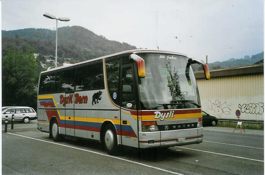 (088'908) - Dysli, Bern - Nr. 27/BE 134'772 - Setra (ex Brumann, Jonen) am 10. August 2006 in Thun, Seestrasse