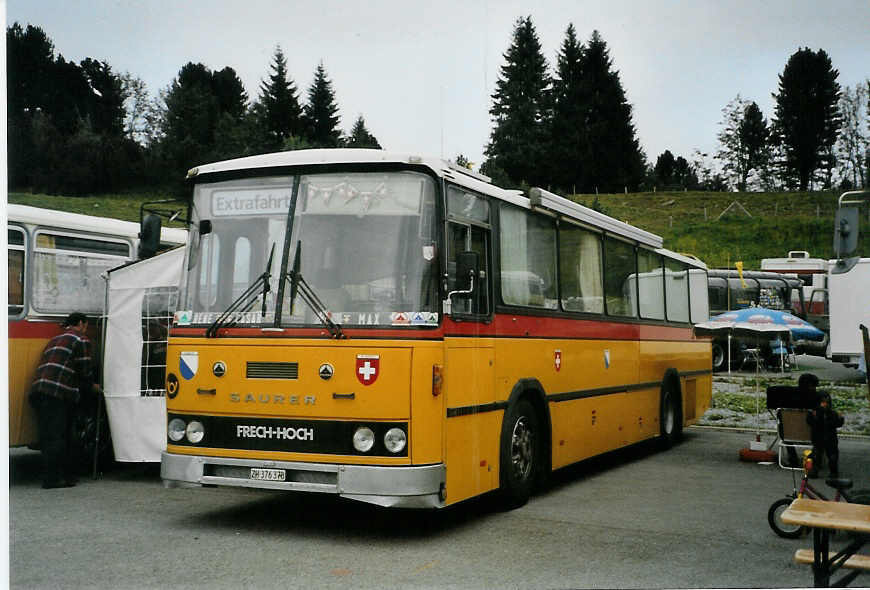 (089'129) - Schmid, Dietikon - ZH 376'378 - Saurer/FHS (ex Schmid, Buchs; ex Richter, Winterthur; ex Schaub, Arisdorf) am 19. August 2006 auf dem Gurnigelpass