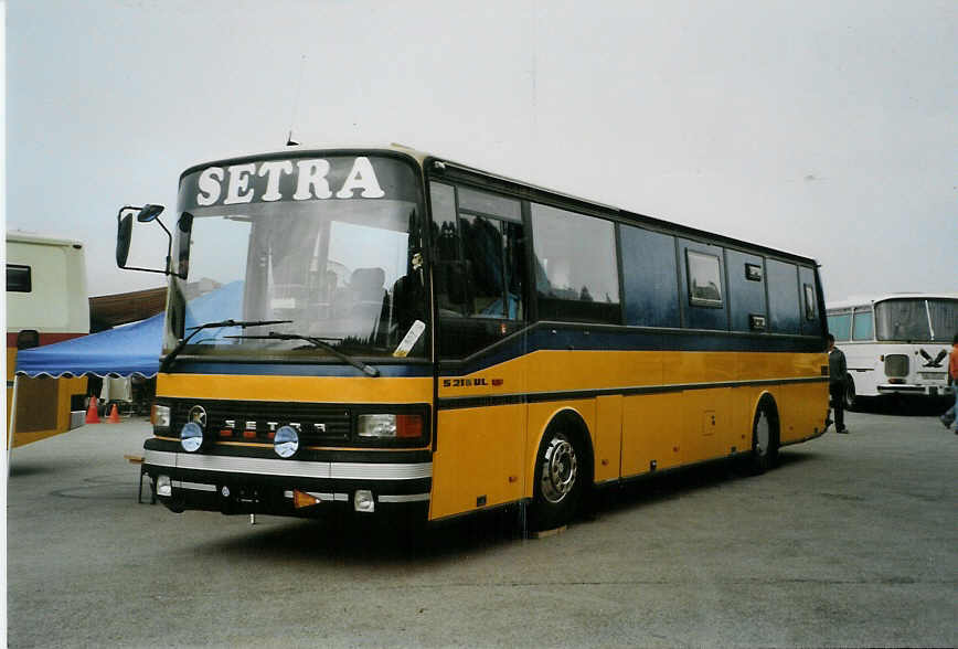 (089'136) - Burri, Aarberg - BE 807 U - Setra (ex AVA Aarberg Nr. 10) am 19. August 2006 auf dem Gurnigelpass