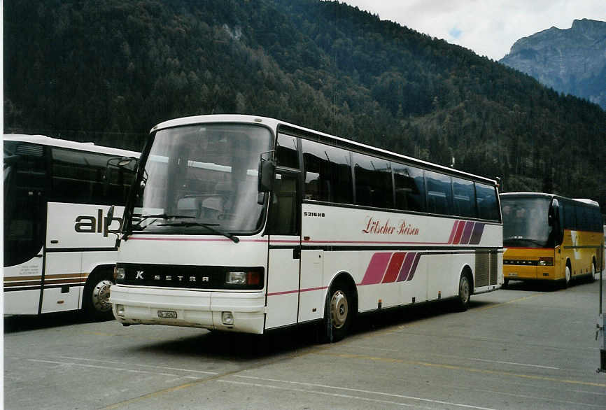 (089'533) - Ltscher, Neuheim - ZG 30'262 - Setra am 3. September 2006 in Interlaken, Flugplatz