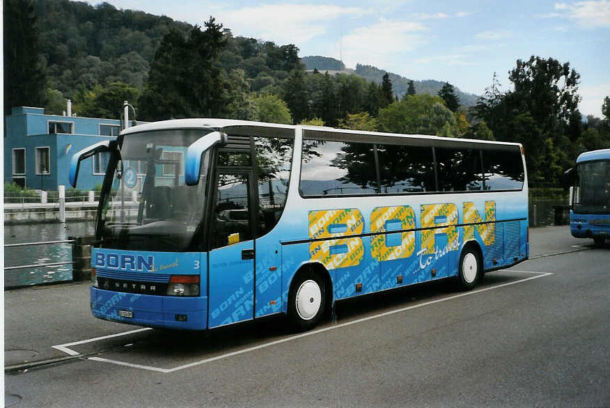 (089'702) - Born, Olten - Nr. 3/SO 124'091 - Setra am 6. September 2006 bei der Schifflndte Thun 