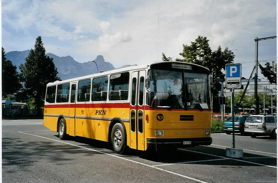 (089'719) - Keller, Niederwil - SG 147'920 - Saurer/R&J (ex Keller, Hottwil Nr. 5; ex P 25'303; ex P 25'354) am 12. September 2006 in Thun, Seestrasse