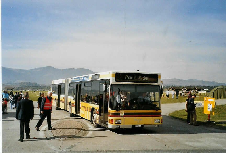 (090'334) - STI Thun - Nr. 69/BE 456'869 - MAN am 28. Oktober 2006 in Thun, Waffenplatz