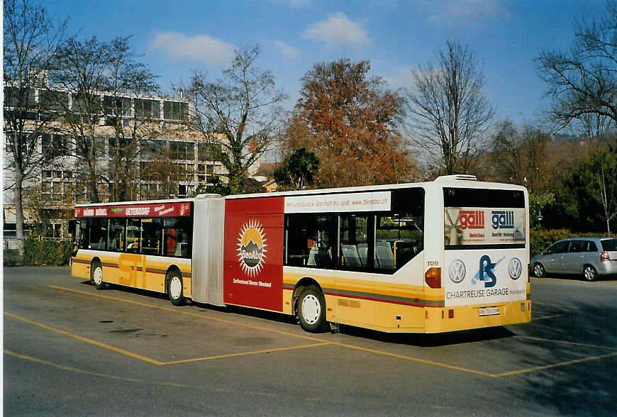 (090'905) - STI Thun - Nr. 109/BE 700'109 - Mercedes am 1. Dezember 2006 bei der Schifflndte Thun