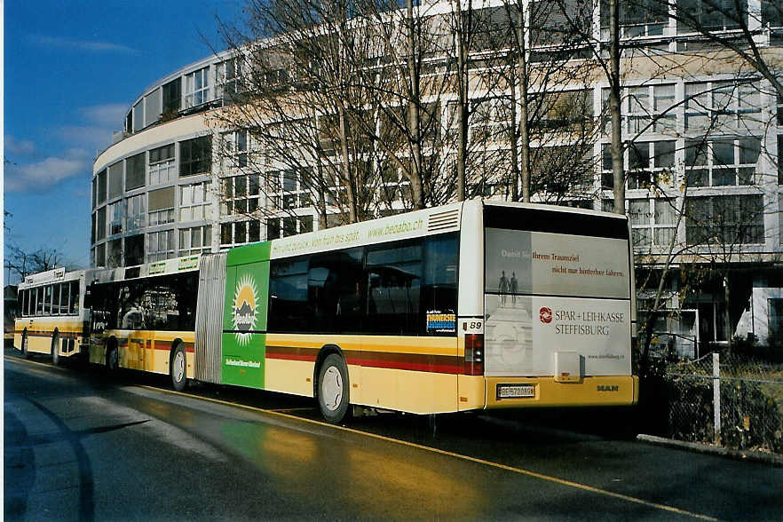 (090'908) - STI Thun - Nr. 89/BE 572'089 - MAN am 5. Dezember 2006 bei der Schifflndte Thun