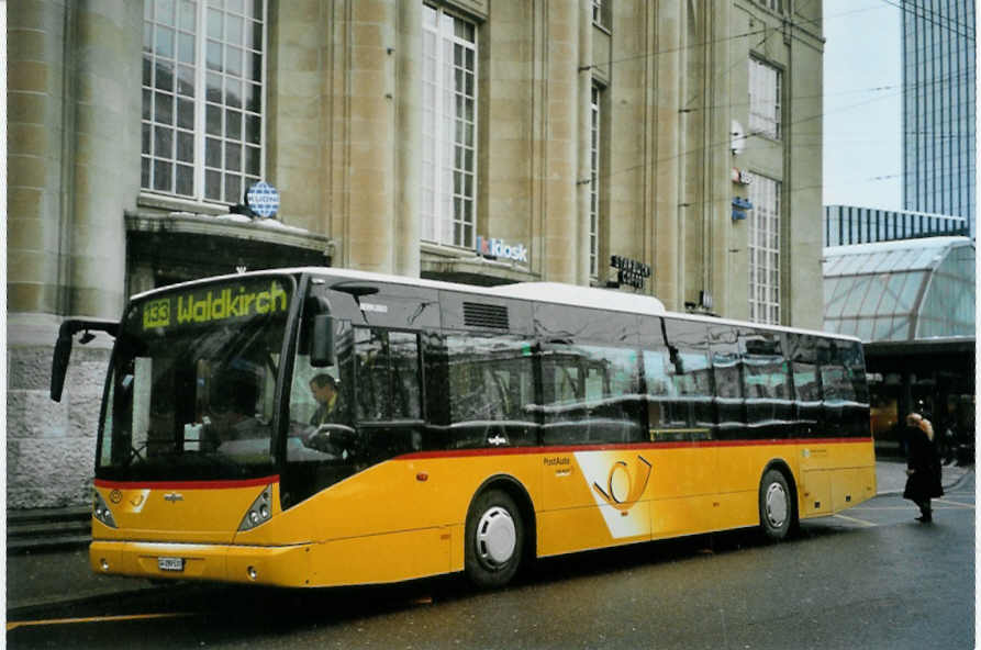 (093'028) - Casutt, Gossau - SG 289'531 - Van Hool am 22. Mrz 2007 beim Bahnhof St. Gallen