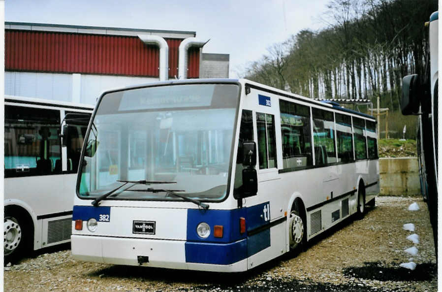 (093'427) - TL Lausanne - Nr. 382 - Van Hool am 25. Mrz 2007 in Safnern, BTR