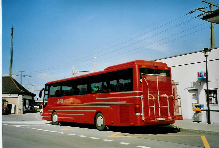 (093'530) - AFA Adelboden - Nr. 26/BE 21'181 - Setra (ex Nr. 16; ex Frhlich, D-Ludwigshafen/Rhein) am 5. April 2007 beim Bahnhof Frutigen