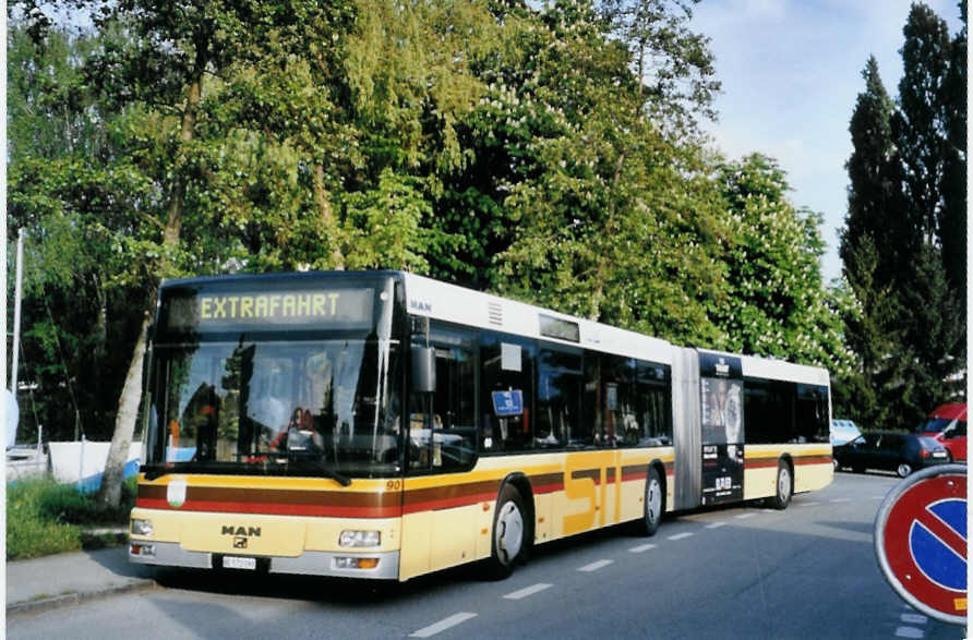 (094'311) - STI Thun - Nr. 90/BE 572'090 - MAN am 3. Mai 2007 in Thun, Schadausaal