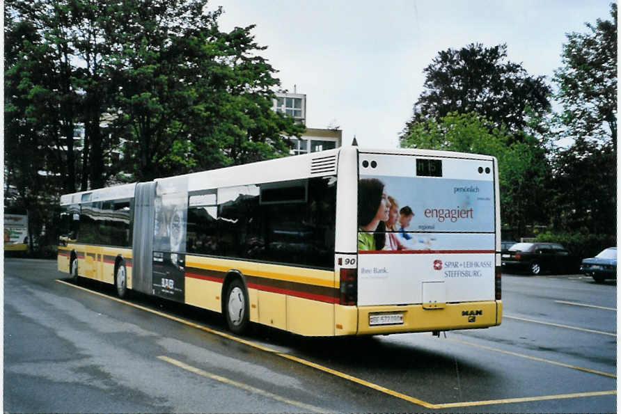 (094'431) - STI Thun - Nr. 90/BE 572'090 - MAN am 6. Mai 2007 bei der Schifflndte Thun