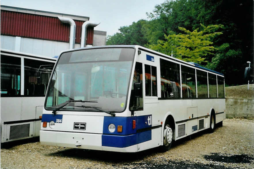 (094'532) - TL Lausanne - Nr. 384 - Van Hool am 17. Mai 2007 in Safnern, BTR