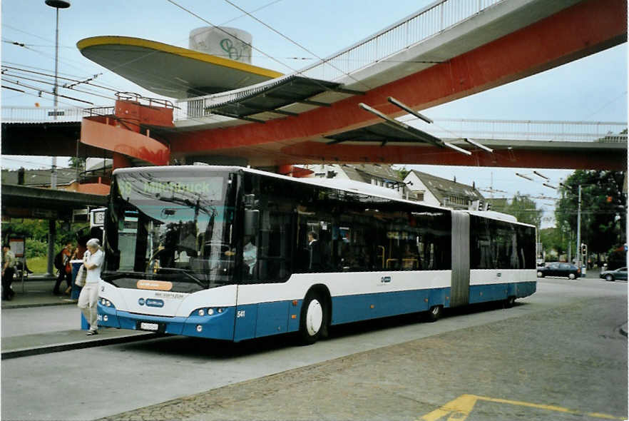 (094'712) - VBZ Zrich - Nr. 541/ZH 730'541 - Neoplan am 26. Mai 2007 in Zrich, Bucheggplatz