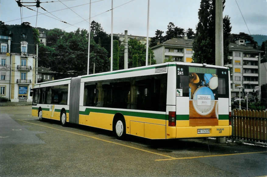 (094'805) - TN Neuchtel - Nr. 241/NE 114'241 - MAN am 27. Mai 2007 in Neuchtel, Dpt