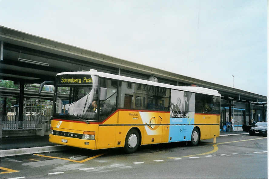 (095'301) - Schnider, Schpfheim - LU 15'606 - Setra am 2. Juni 2007 beim Bahnhof Schpfheim