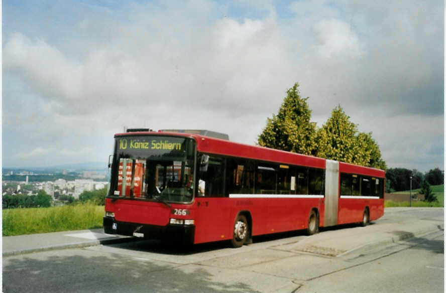 (095'321) - Bernmobil, Bern - Nr. 266/BE 572'266 - Volvo/Hess am 8. Juni 2007 in Ostermundigen, Endstation