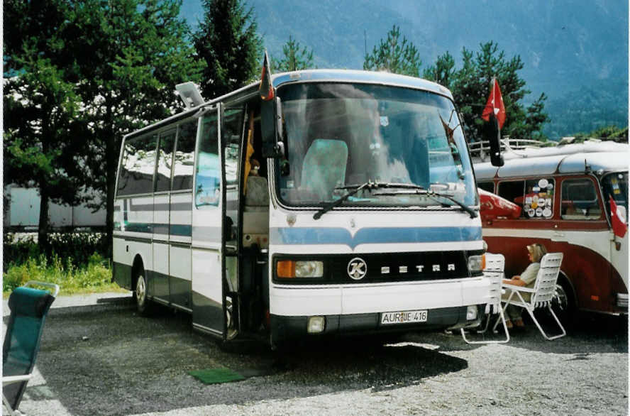 (097'321) - Aus Deutschland: ??? - AUR-UE 416 - Setra am 18. August 2007 in Schaan, Wohnbustreffen