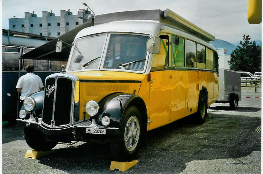 (097'413) - Aus der Schweiz: Langenegger A., Wdenswil - ZH 20'206 - Saurer/Krapf (ex Tscharner, Thusis) am 18. August 2007 in Schaan, Wohnbustreffen