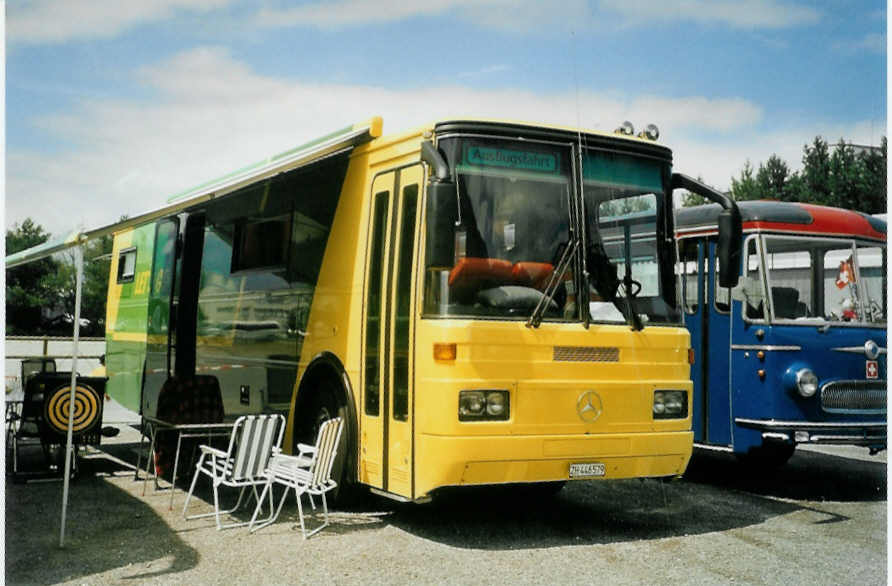 (097'424) - Aus der Schweiz: Meier, Blach - ZH 446'579 - Mercedes/Lauber (ex Jaggi, Kippel) am 18. August 2007 in Schaan, Wohnbustreffen