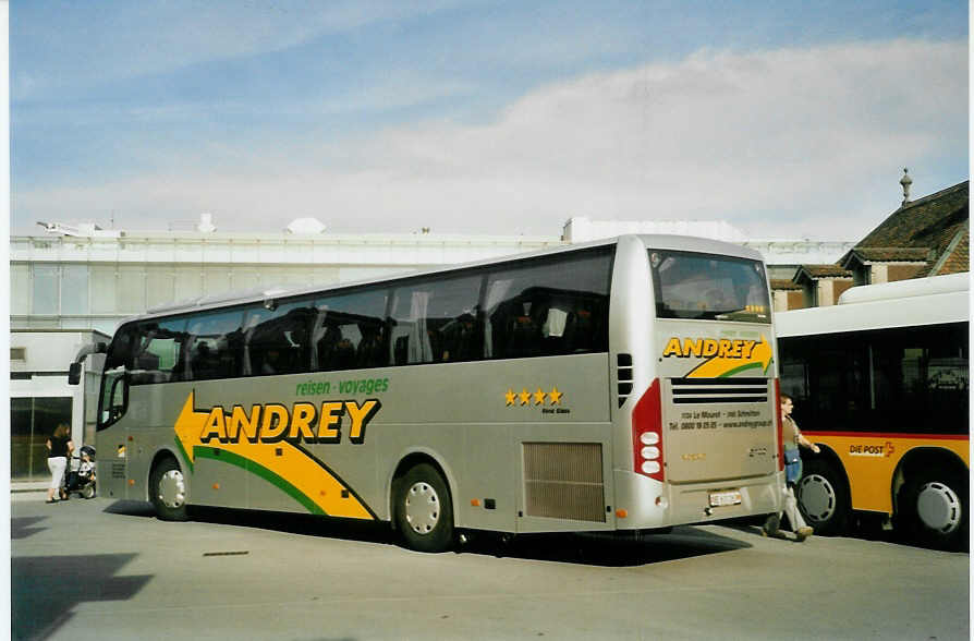 (097'623) - Andrey, Le Mouret - BE 631'163 - Volvo am 24. August 2007 in Bern, Postautostation