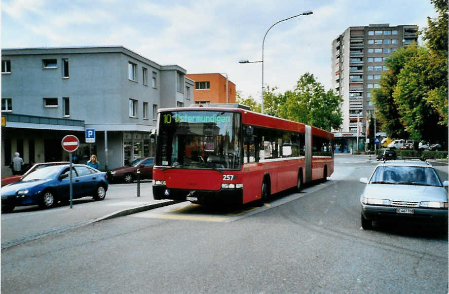 (099'516) - Bernmobil, Bern - Nr. 257/BE 572'257 - Volvo/Hess am 30. September 2007 in Ostermundigen, Wegmhlegssli