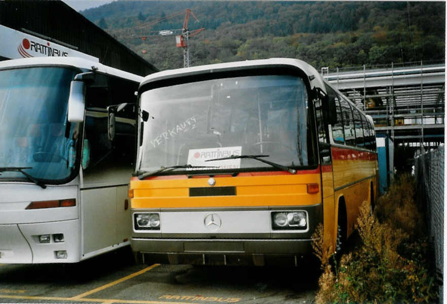 (100'630) - Lathion, Sion - Nr. 14 - Mercedes (ex Rielle, Sion) am 27. Oktober 2007 in Biel, Rattinbus