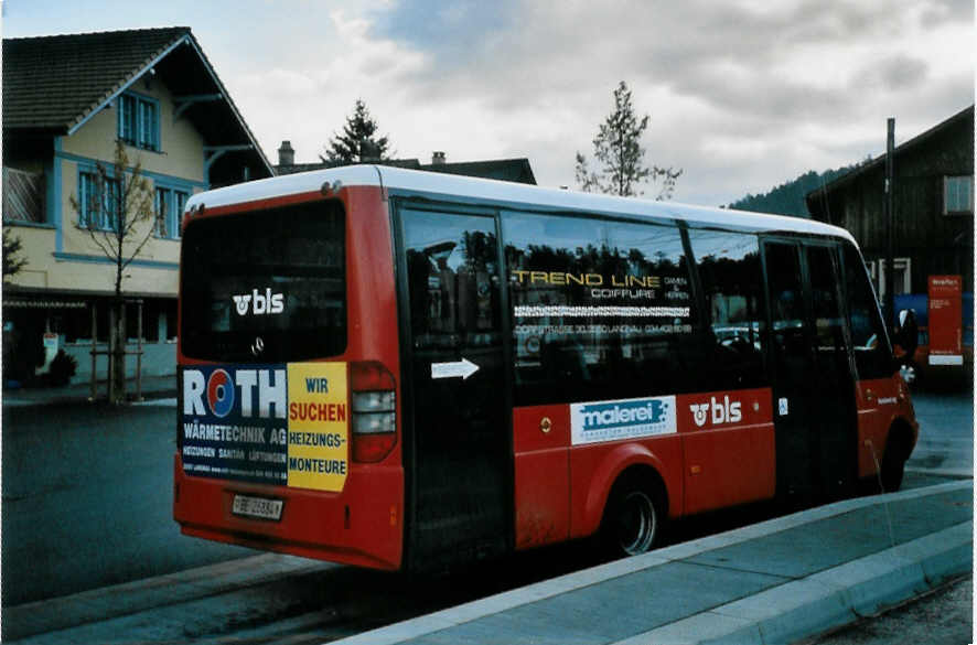 (101'309) - Busland, Burgdorf - Nr. 3/BE 26'884 - Mercedes/Koch (ex AOE Langnau Nr. 3) am 26. November 2007 beim Bahnhof Langnau