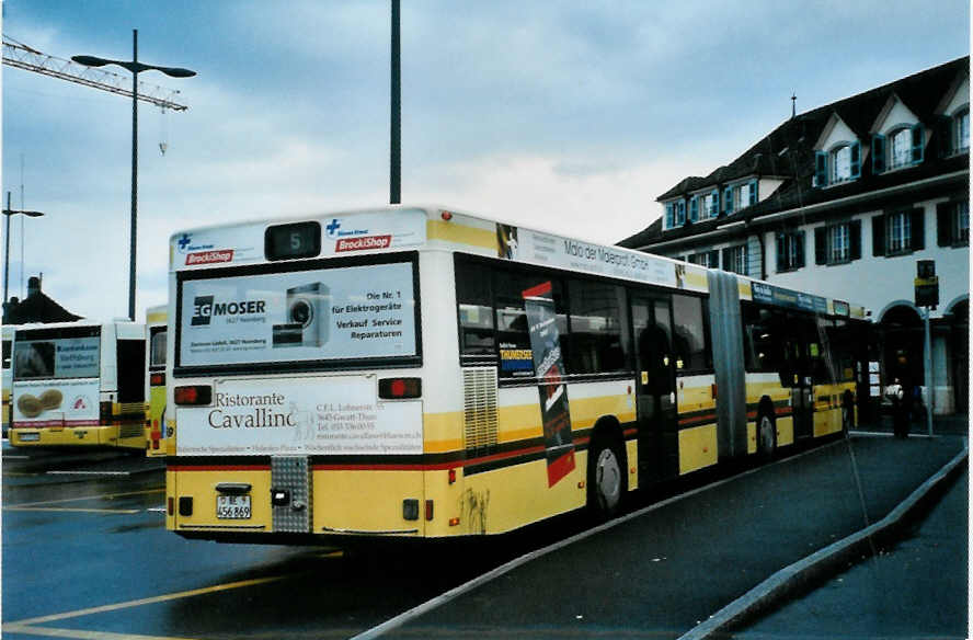 (101'617) - STI Thun - Nr. 69/BE 456'869 - MAN am 8. Dezember 2007 beim Bahnhof Thun