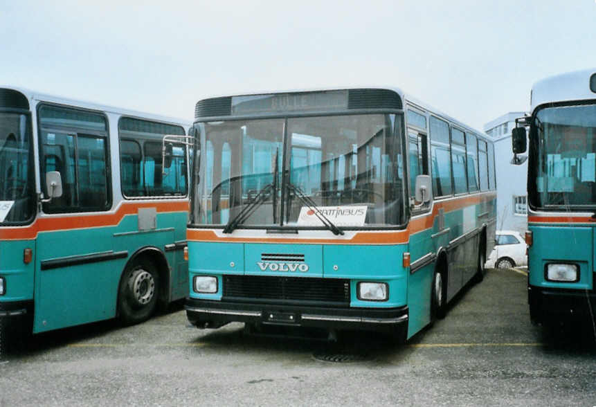 (102'022) - TPF Fribourg - Nr. 32 - Volvo/Hess (ex GFM Fribourg Nr. 32) am 22. Dezember 2007 in Biel, Rattinbus