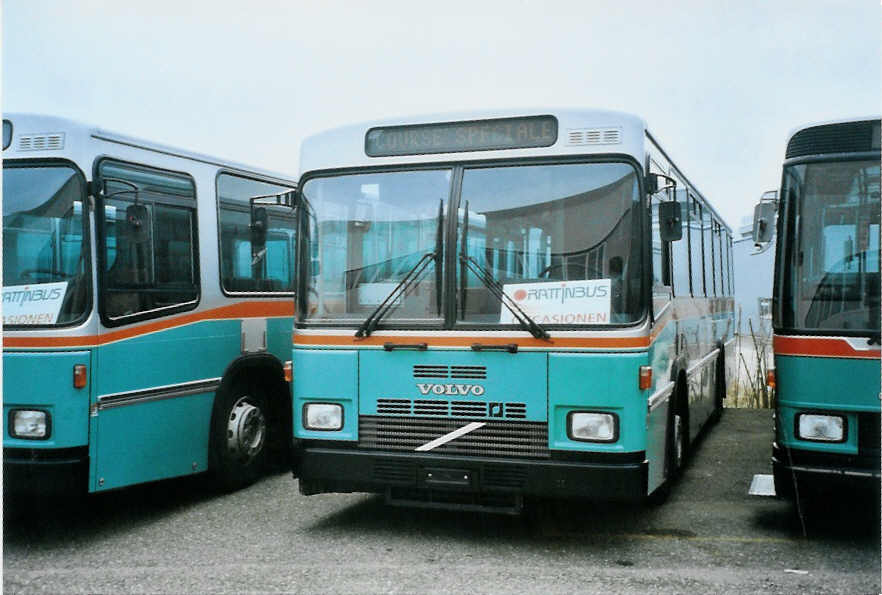 (102'024) - TPF Fribourg - Nr. 36 - Volvo/R&J (ex GFM Fribourg Nr. 36) am 22. Dezember 2007 in Biel, Rattinbus