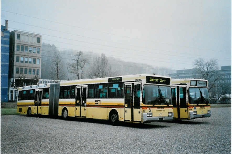 (102'226) - STI Thun - Nr. 64 - Mercedes am 23. Dezember 2007 in Kloten, EvoBus