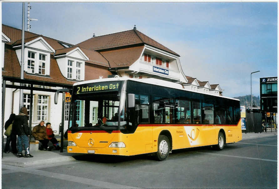 (102'917) - PostAuto Bern - BE 610'544 - Mercedes am 2. Januar 2008 beim Bahnhof Interlaken Ost