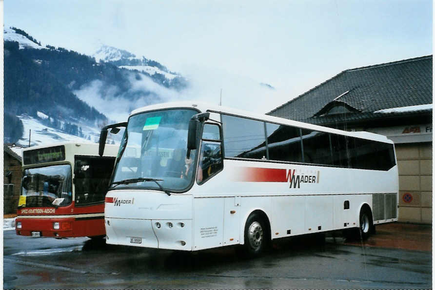 (103'002) - Mder, Schwanden - BE 90'509 - Bova am 6. Januar 2008 beim Bahnhof Frutigen