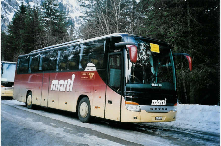 (103'118) - Marti, Kallnach - Nr. 20/BE 572'220 - Setra am 6. Januar 2008 in Adelboden, Unter dem Birg