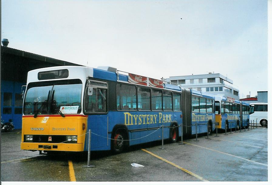 (103'510) - PostAuto Bern - Volvo/R&J (ex VB Biel Nr. 133) am 12. Januar 2008 in Biel, Rattinbus