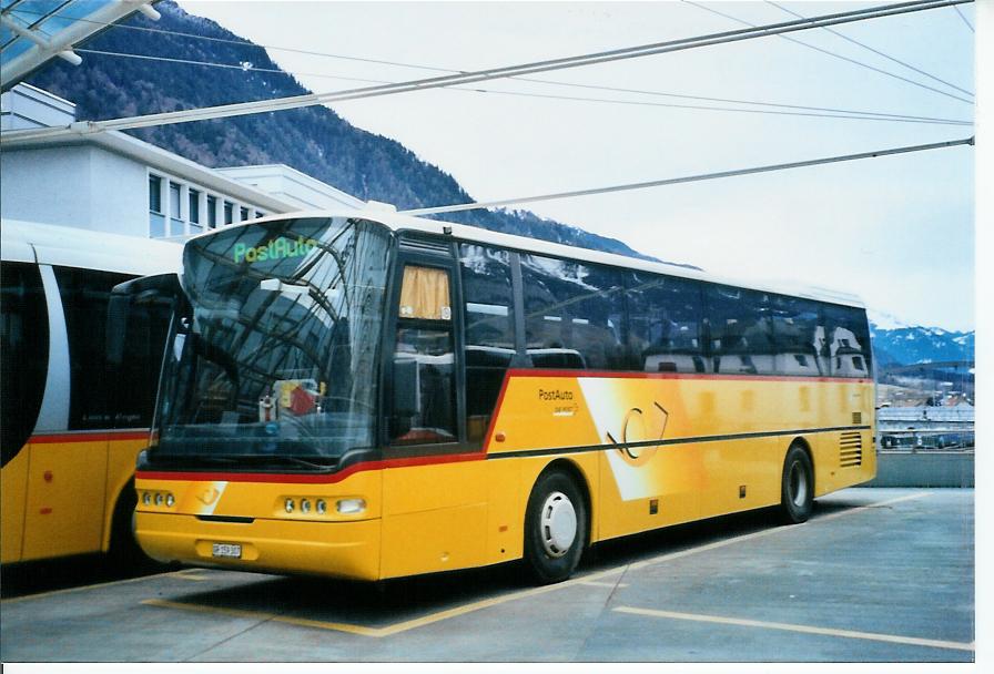 (103'908) - PostAuto Graubnden - GR 159'307 - Neoplan (ex P 25'150) am 4. Februar 2008 in Chur, Postautostation