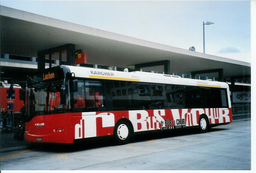 (103'931) - SBC Chur - Nr. 7/GR 97'507 - Solaris am 4. Februar 2008 beim Bahnhof Chur