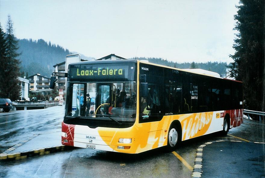 (104'734) - Stuppan, Flims - GR 64'143 - MAN am 1. Mrz 2008 in Laax, Murschetg