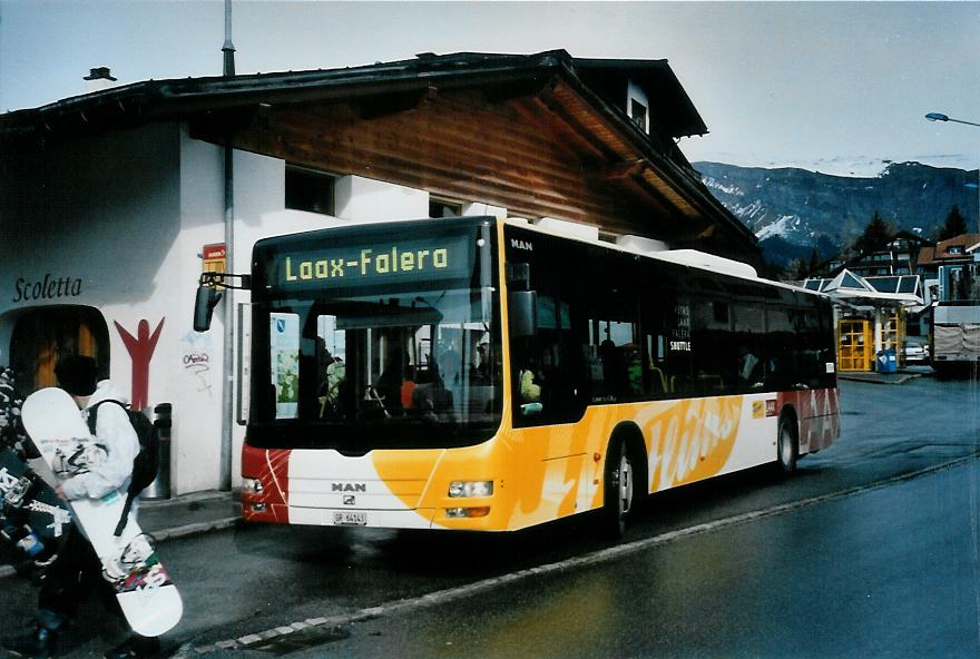 (104'807) - Stuppan, Flims - GR 64'143 - MAN am 1. Mrz 2008 in Laax, Post