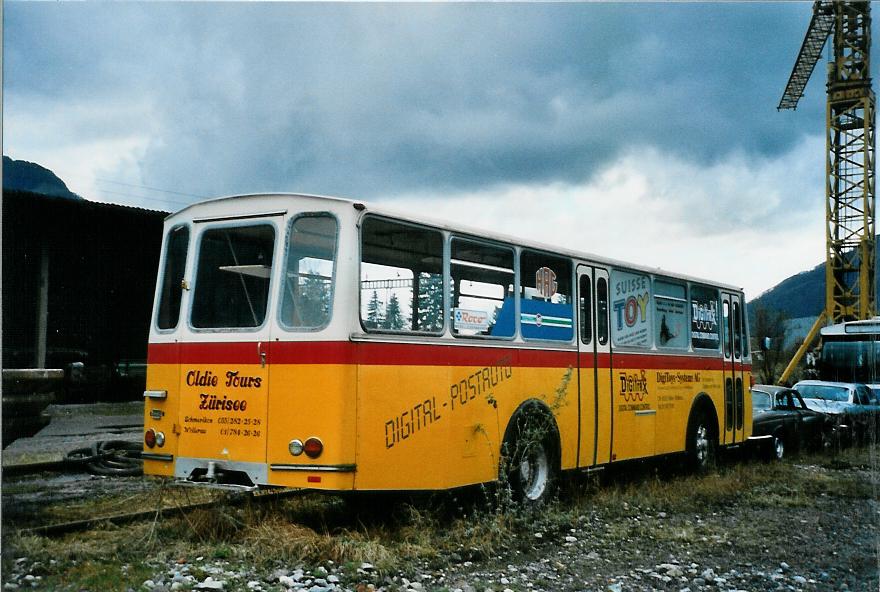 (104'833) - Oldie-Tours Zrisee, Wollerau - Saurer/Hess (ex Wohlgemuth, Hochwald) am 1. Mrz 2008 in Nfels