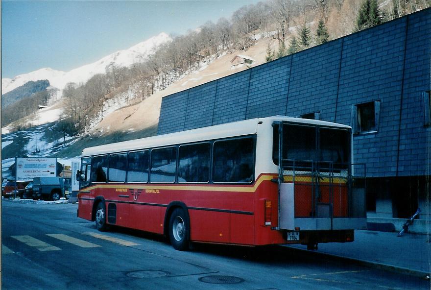 (104'921) - AS Engi - Nr. 4/GL 7704 - NAW/R&J am 9. Mrz 2008 in Elm, Sportbahnen