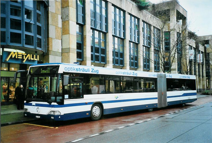 (105'327) - ZVB Zug - Nr. 4/ZG 3354 - Mercedes/Hess am 17. Mrz 2008 in Zug, Metalli