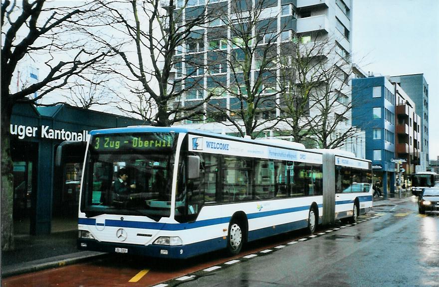 (105'407) - ZVB Zug - Nr. 9/ZG 3359 - Mercedes am 17. Mrz 2008 in Zug, Metalli