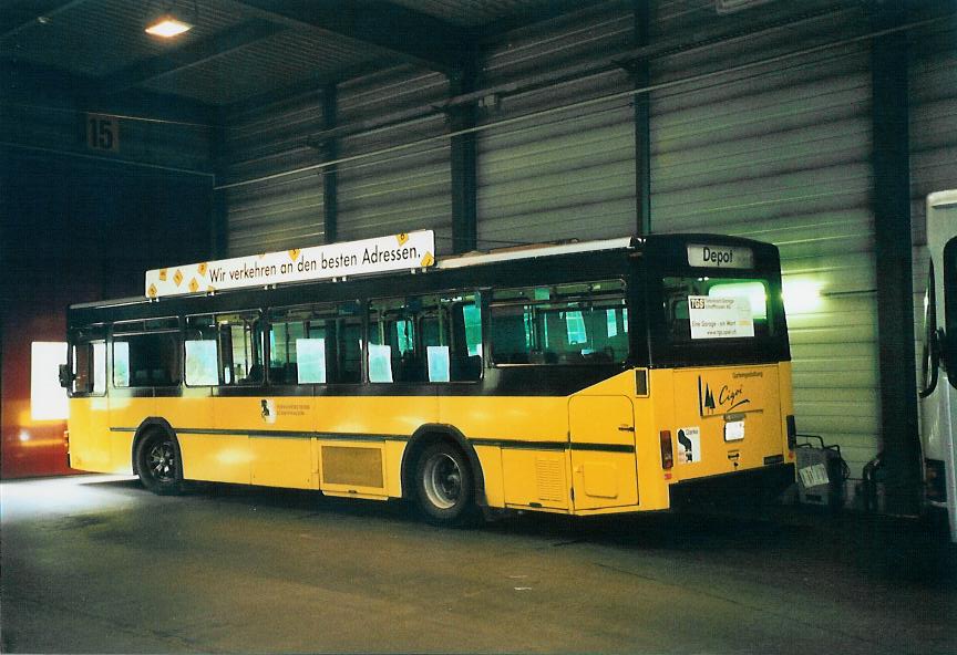 (106'727) - VBSH Schaffhausen - Nr. 36/SH 38'036 - Scania/FHS (ex Nr. 1) am 26. April 2008 in Schaffhausen, Busdepot