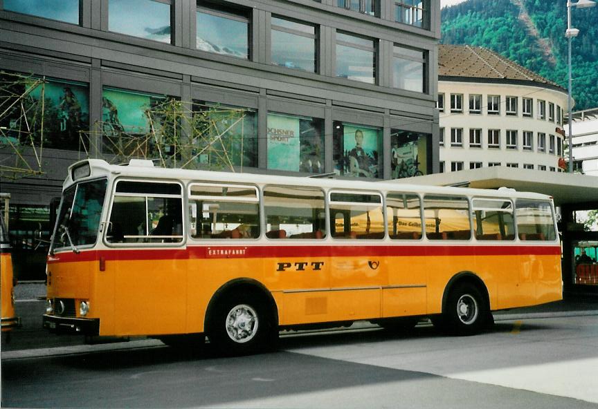 (107'301) - Zimmermann, Niederwangen - BE 24'071 - Saurer/Tscher (ex P 24'632) am 24. Mai 2008 beim Bahnhof Chur