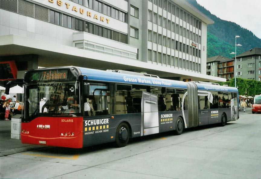 (107'404) - SBC Chur - Nr. 58/GR 155'858 - Solaris am 24. Mai 2008 beim Bahnhof Chur